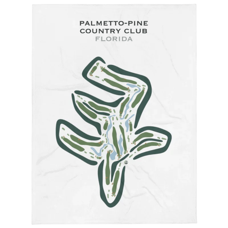 Palmetto-Pine Country Club, Florida - Printed Golf Courses