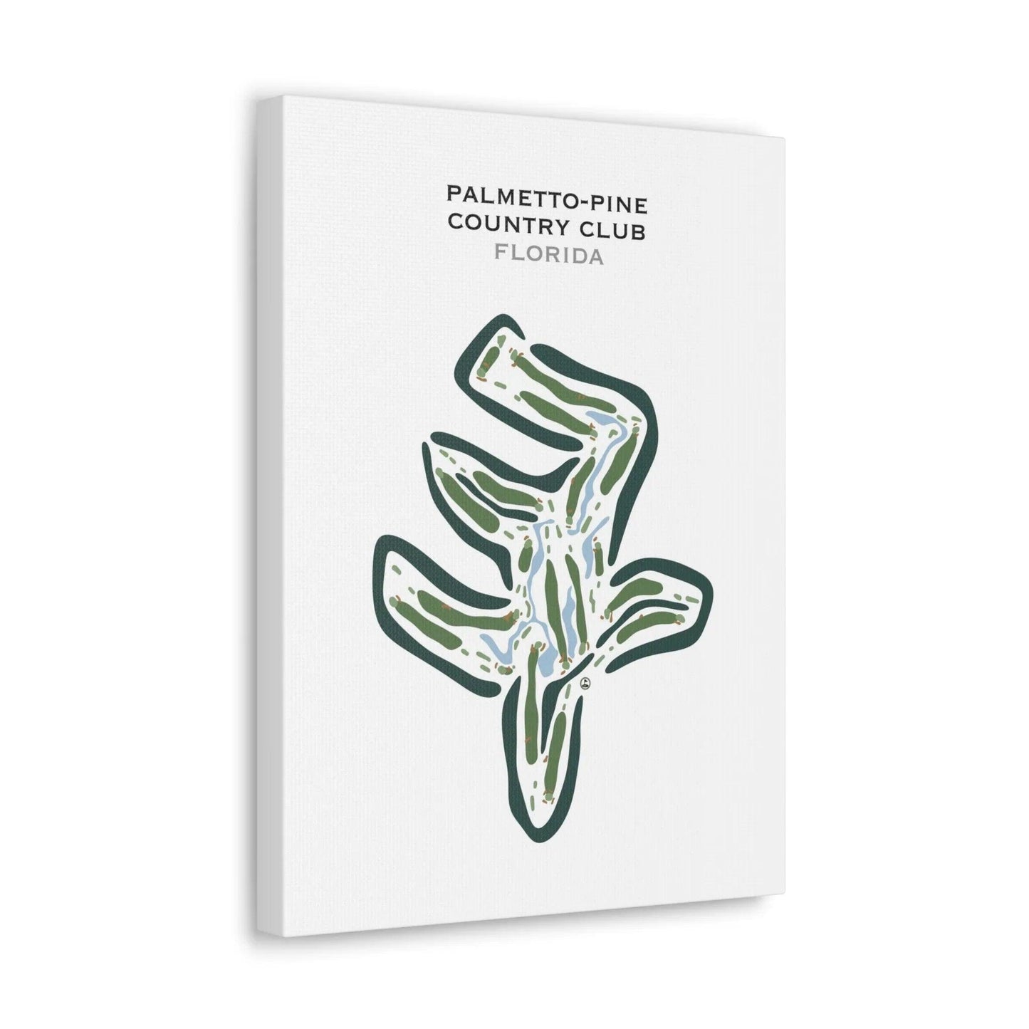 Palmetto-Pine Country Club, Florida - Printed Golf Courses