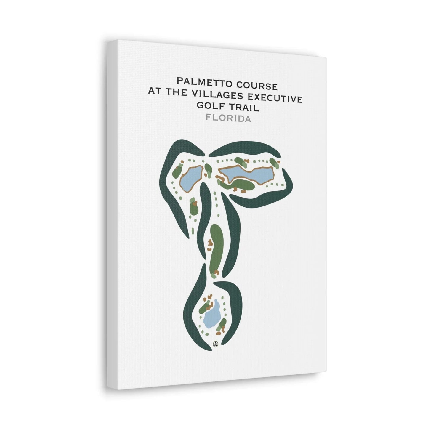 Palmetto Course at The Villages Executive Golf Trail, Florida - Printed Golf Courses
