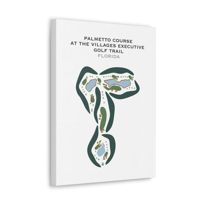 Palmetto Course at The Villages Executive Golf Trail, Florida - Printed Golf Courses