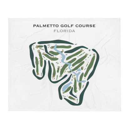 Palmetto Golf Course, Florida - Printed Golf Courses