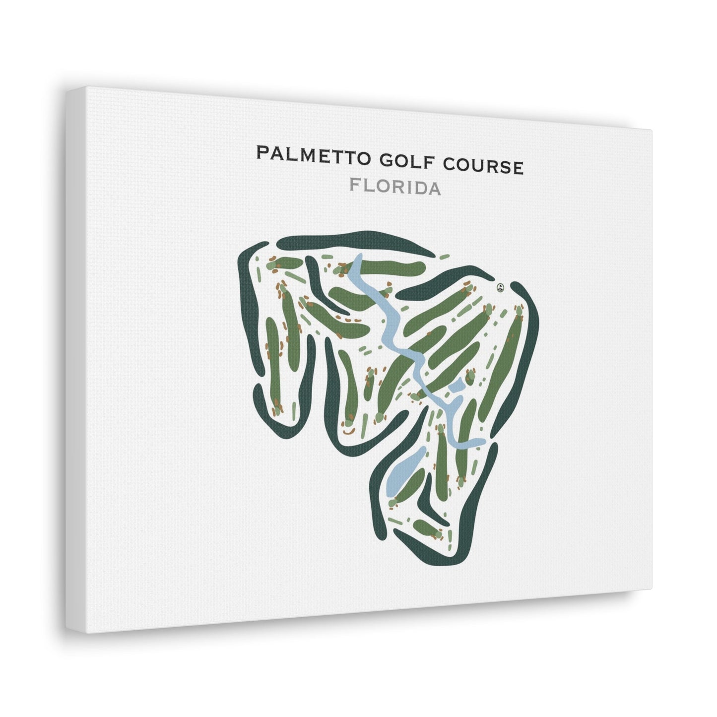 Palmetto Golf Course, Florida - Printed Golf Courses