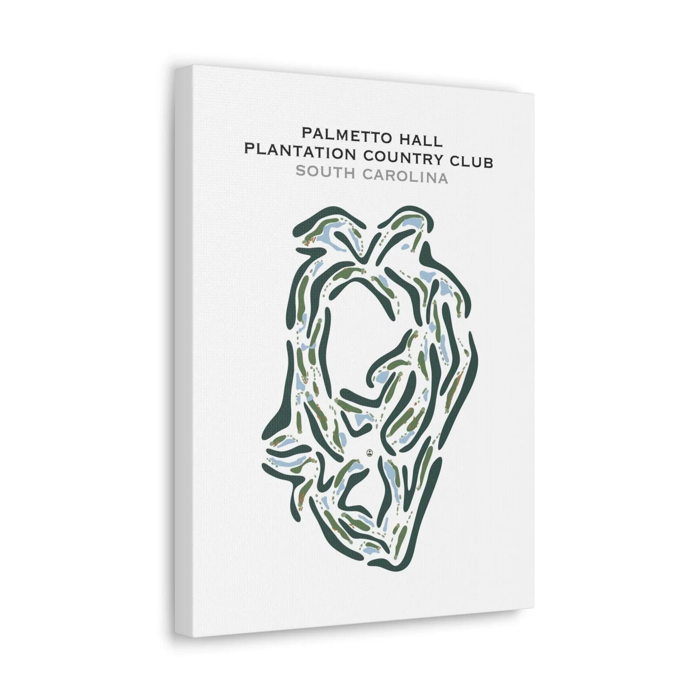 Palmetto Hall Plantation Country Club, South Carolina - Printed Golf Course