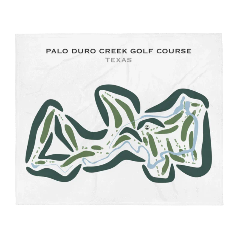 Palo Duro Creek Golf Course, Texas - Printed Golf Courses