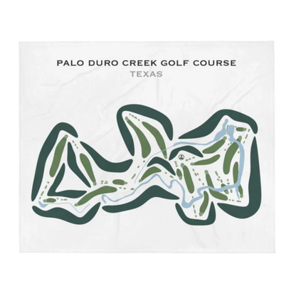 Palo Duro Creek Golf Course, Texas - Printed Golf Courses