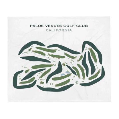 Palos Verdes Golf Club, California - Printed Golf Courses