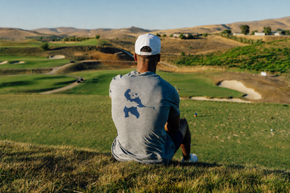 Amble x Press Golf Panda 05 Tee - Gray
