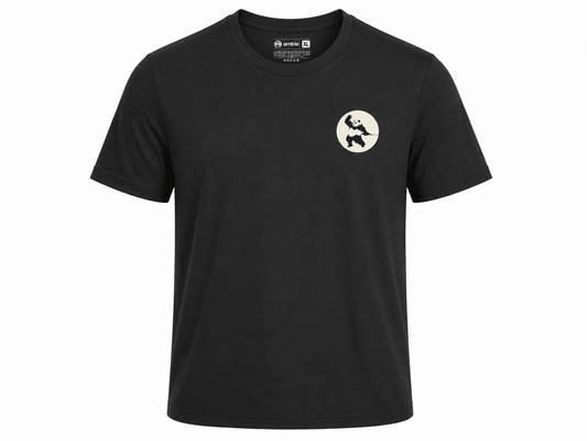 Amble x Press Golf Panda 05 Tee - Black