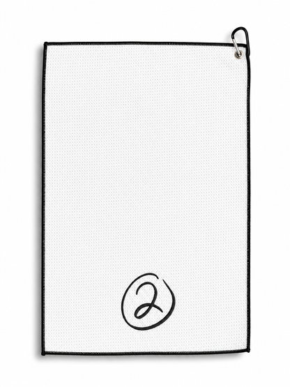Panda Camo Golf Towel - Black