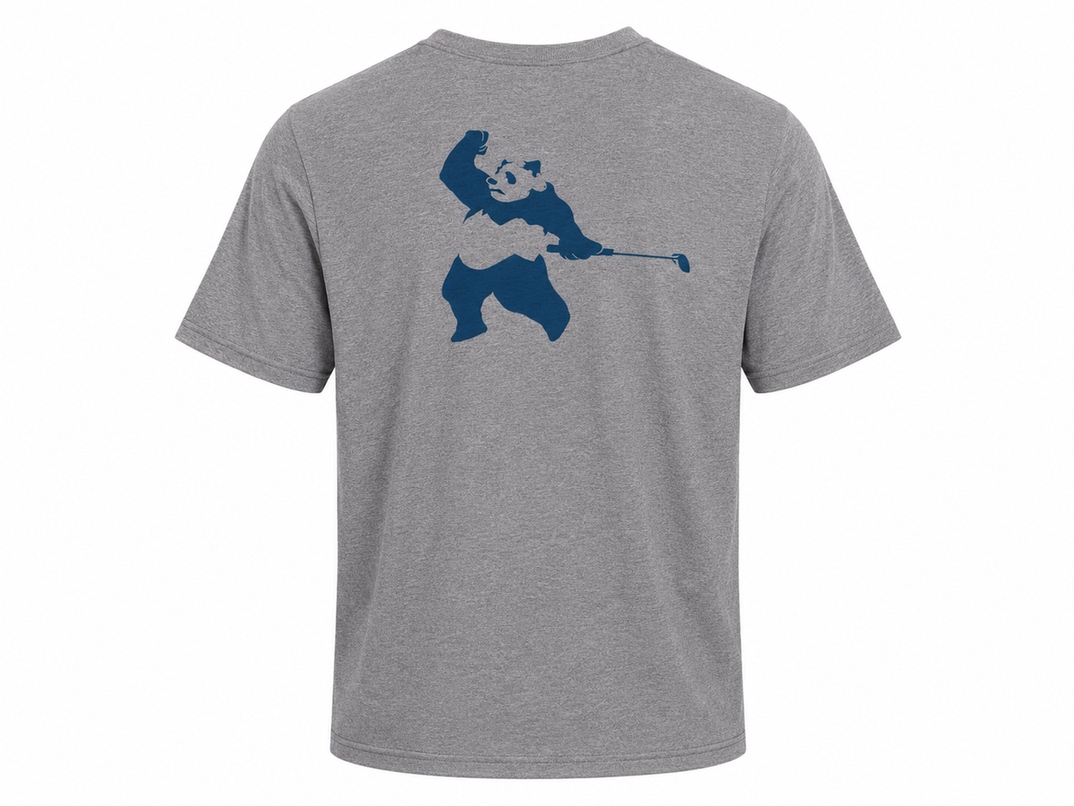 Amble x Press Golf Panda 05 Tee - Gray