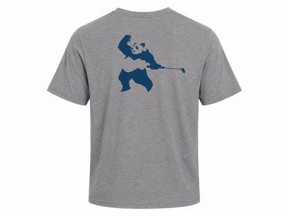 Amble x Press Golf Panda 05 Tee - Gray