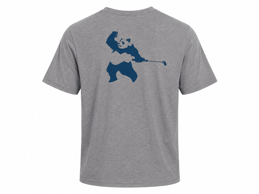 Amble x Press Golf Panda 05 Tee - Gray