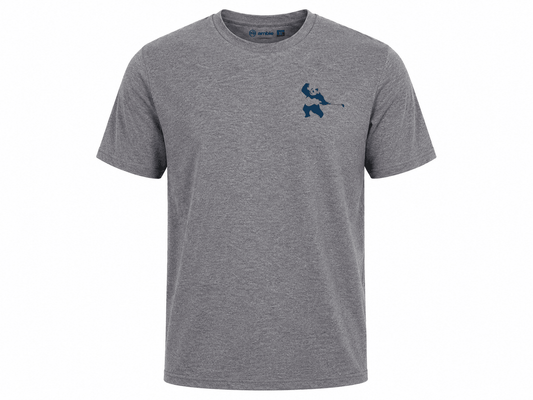 Amble x Press Golf Panda 05 Tee - Gray