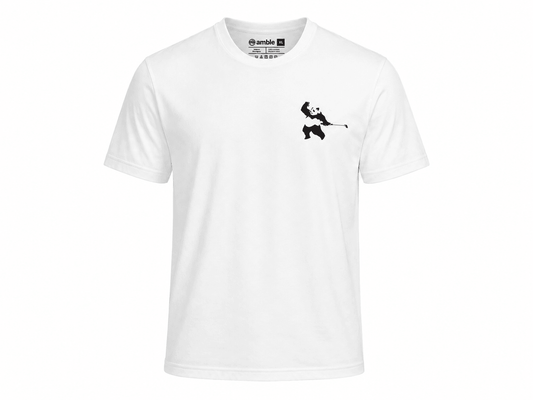 Amble x Press Golf Panda 05 Tee - White