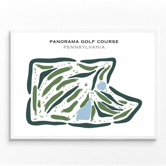 Panorama Golf Course, Pennsylvania - Printed Golf Courses