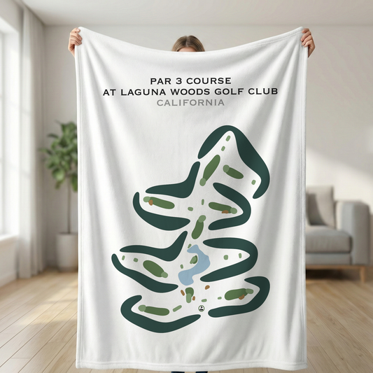 Par 3 Course at Laguna Woods Golf Club, California - Printed Golf Courses