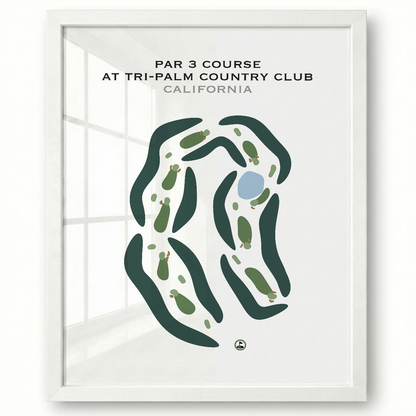 Par 3 at Tri-Palm Country Club, California - Printed Golf Courses