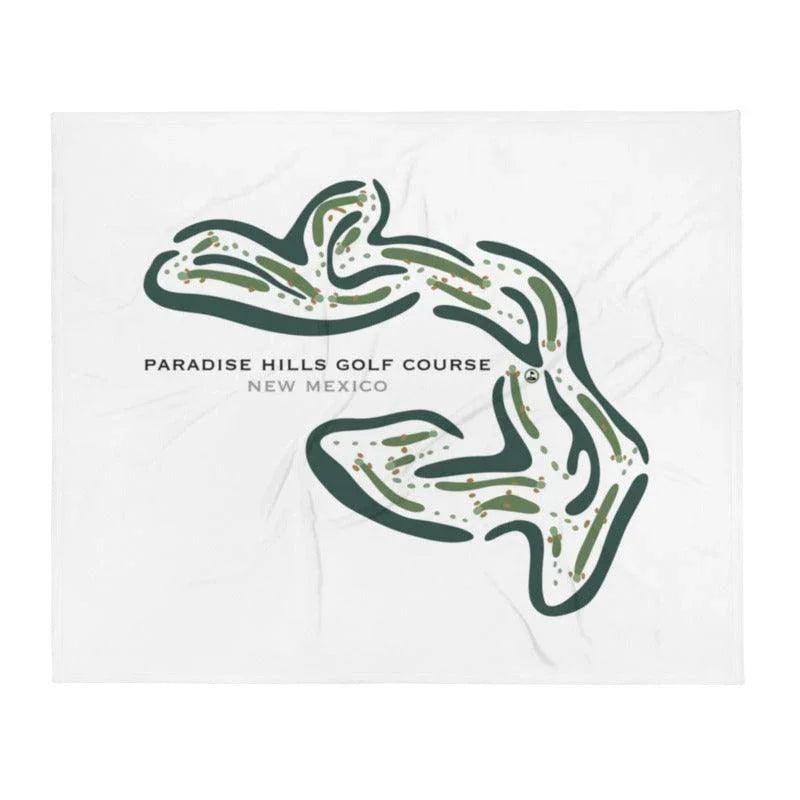 Paradise Hills Golf Course, New Mexico - Printed Golf Courses
