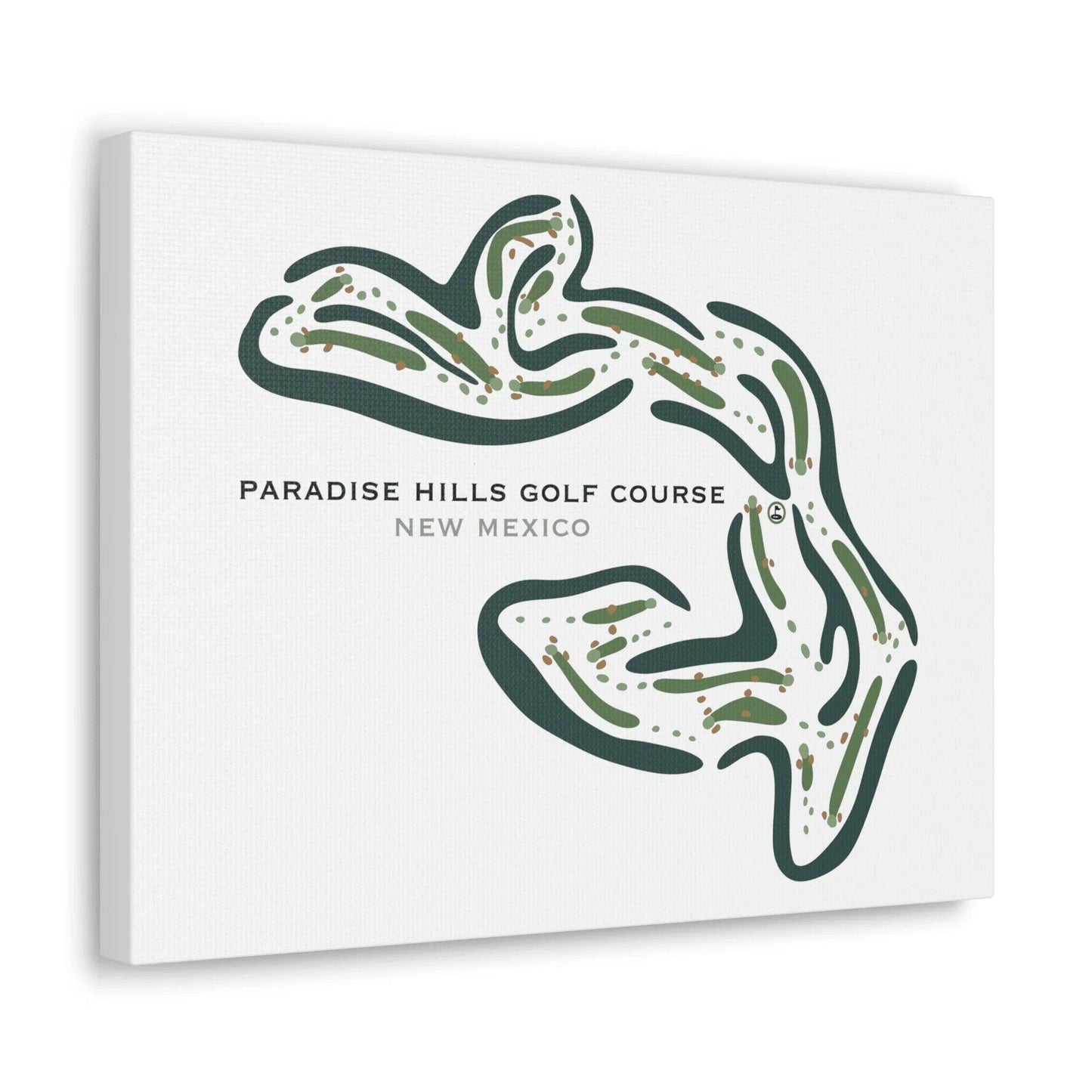 Paradise Hills Golf Course, New Mexico - Printed Golf Courses