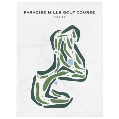 Paradise Hills Golf Course, Ohio - Printed Golf Courses