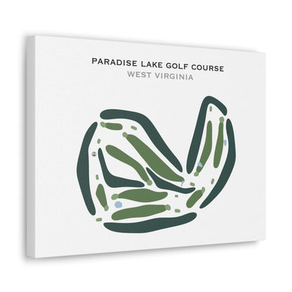 Paradise Lake Golf Course, West Virginia - Printed Golf Courses