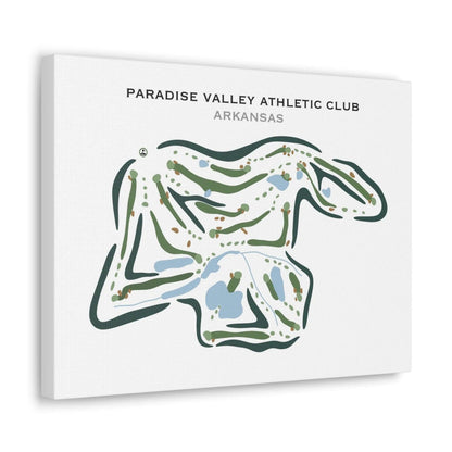 Paradise Valley Athletic Club, Arkansas - Printed Golf Courses