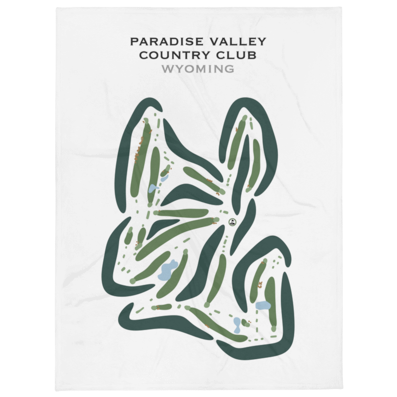 Paradise Valley Country Club, Wyoming - Printed Golf Courses