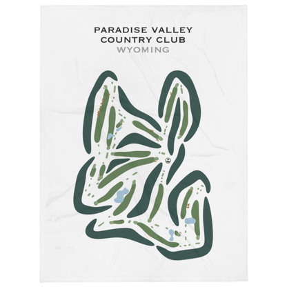 Paradise Valley Country Club, Wyoming - Printed Golf Courses