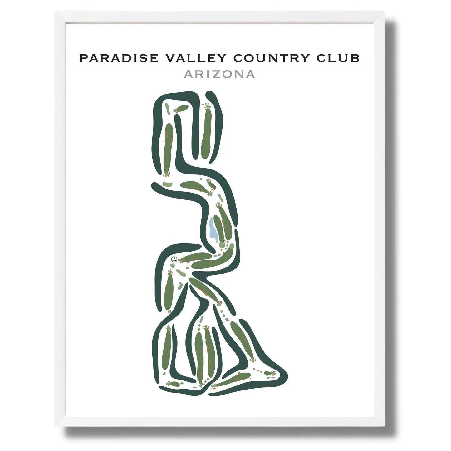 Paradise Valley Country Club, Arizona - Printed Golf Courses