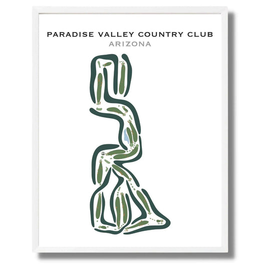 Paradise Valley Country Club, Arizona - Printed Golf Courses