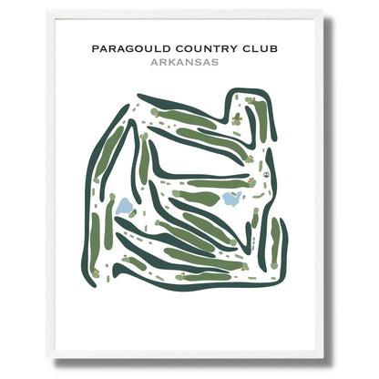 Paragould Country Club, Arkansas - Printed Golf Courses