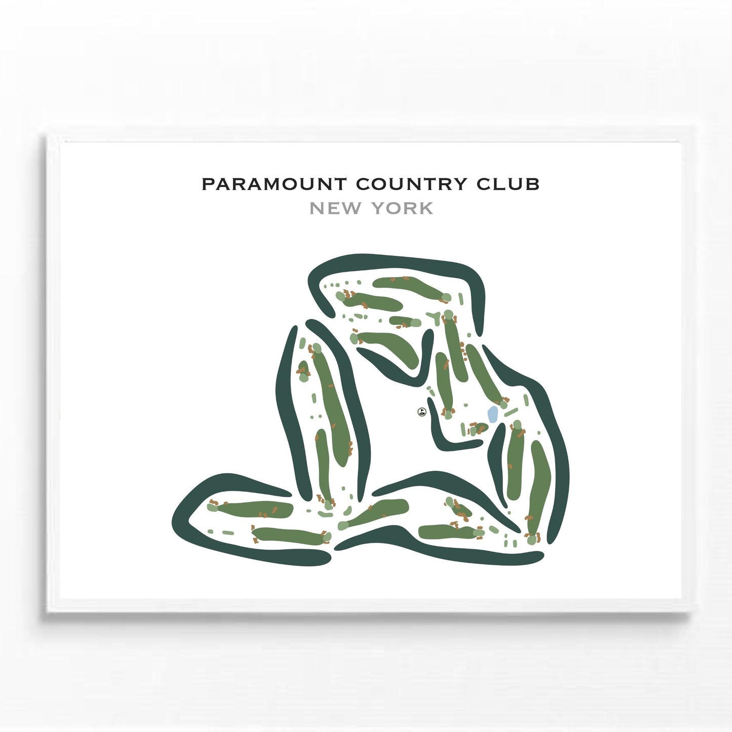 Paramount Country Club, New York - Printed Golf Courses