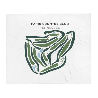 Paris Country Club, Tennessee - Printed Golf Courses
