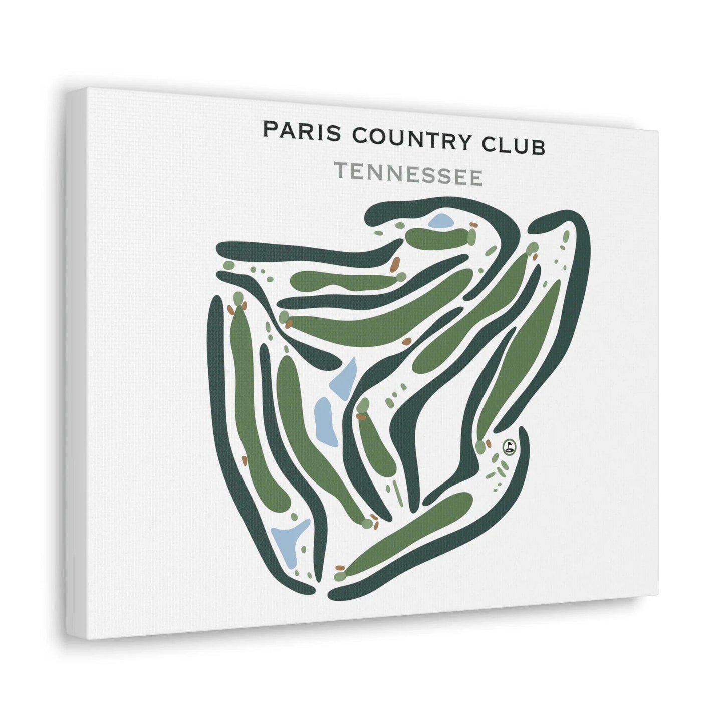 Paris Country Club, Tennessee - Printed Golf Courses