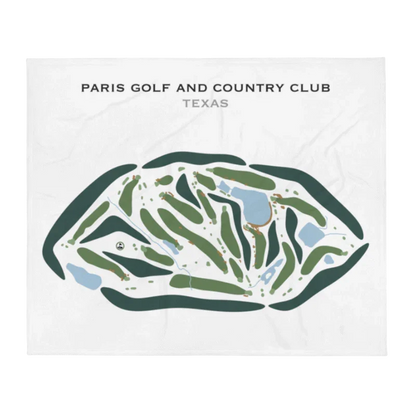 Paris Golf and Country Club, Texas - Printed Golf Courses