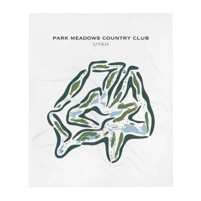 Park Meadows Country Club Golf Course Map, Utah - Printed Golf Courses