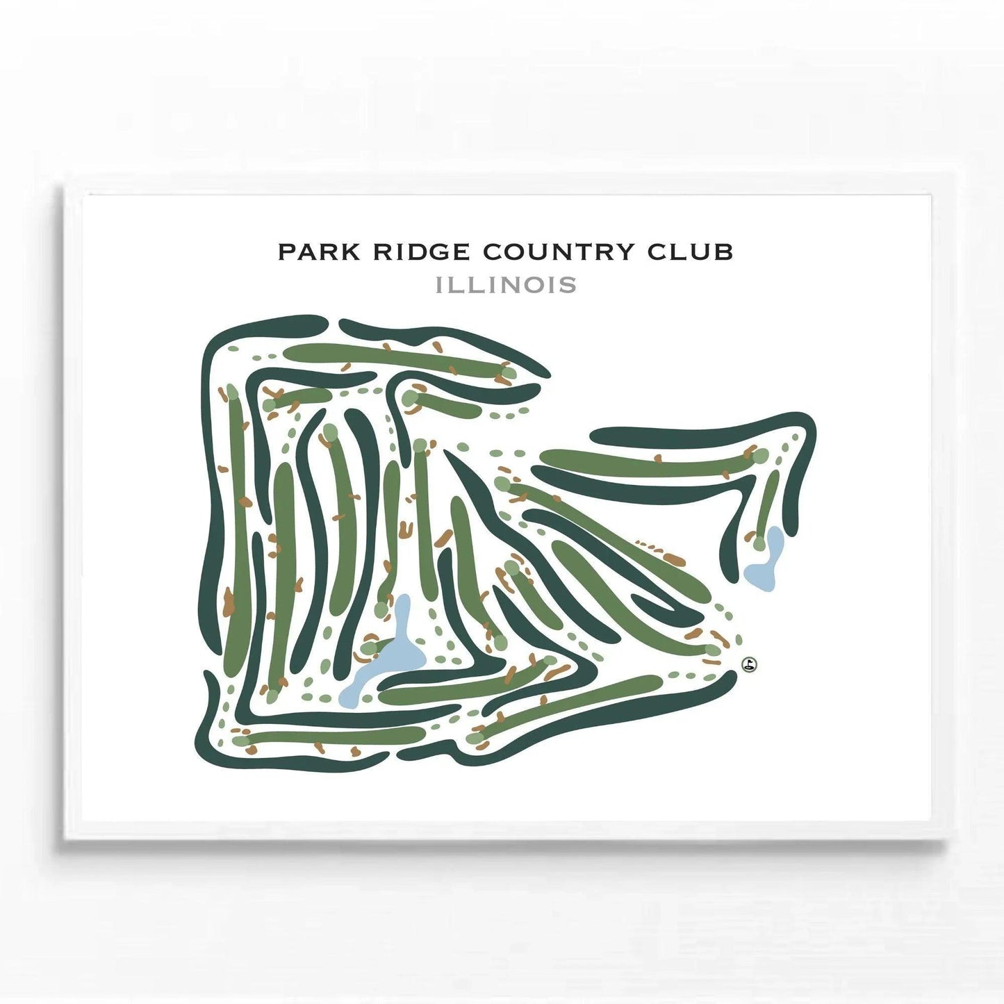 Park Ridge Country Club, Illinois - Printed Golf Courses