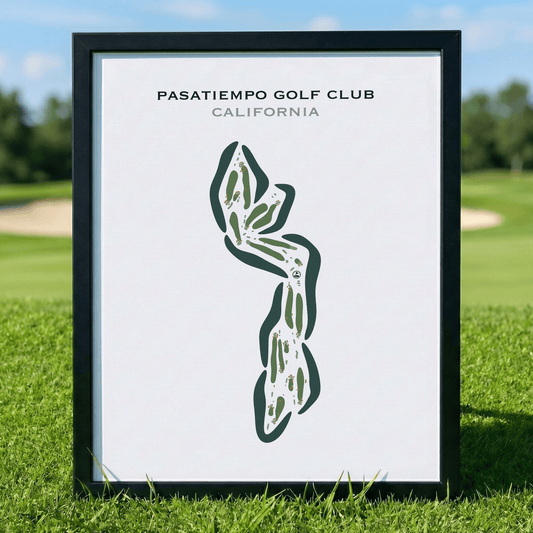 Pasatiempo Golf Club, Santa Cruz California - Printed Golf Courses