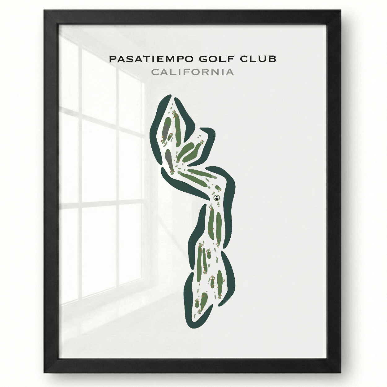 Pasatiempo Golf Club, Santa Cruz California - Printed Golf Courses