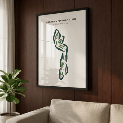 Pasatiempo Golf Club, Santa Cruz California - Printed Golf Courses