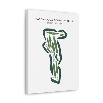 Pascagoula Country Club, Mississippi - Printed Golf Courses