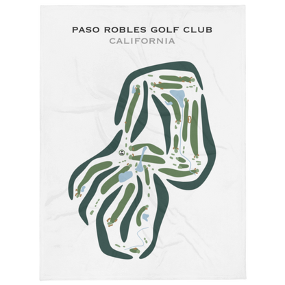 Paso Robles Golf Club, California - Printed Golf Courses
