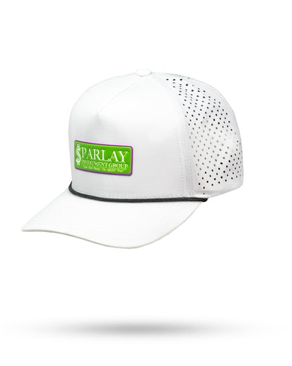 Perforated Rope Hat - Parlay Investment Group - White