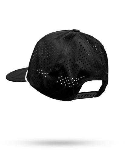 Perforated Rope Hat - Space Golfer - Black