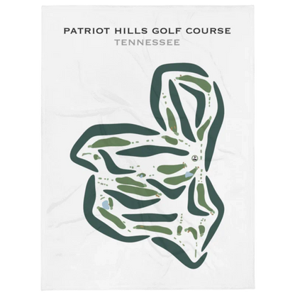 Patriot Hills Golf Course, Tennessee - Printed Golf Courses