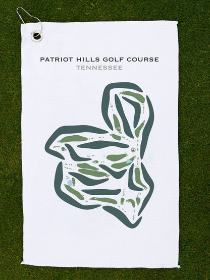 Patriot Hills Golf Course, Tennessee - Printed Golf Courses