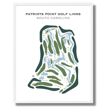Patriots Point Links, South Carolina - Printed Golf Courses