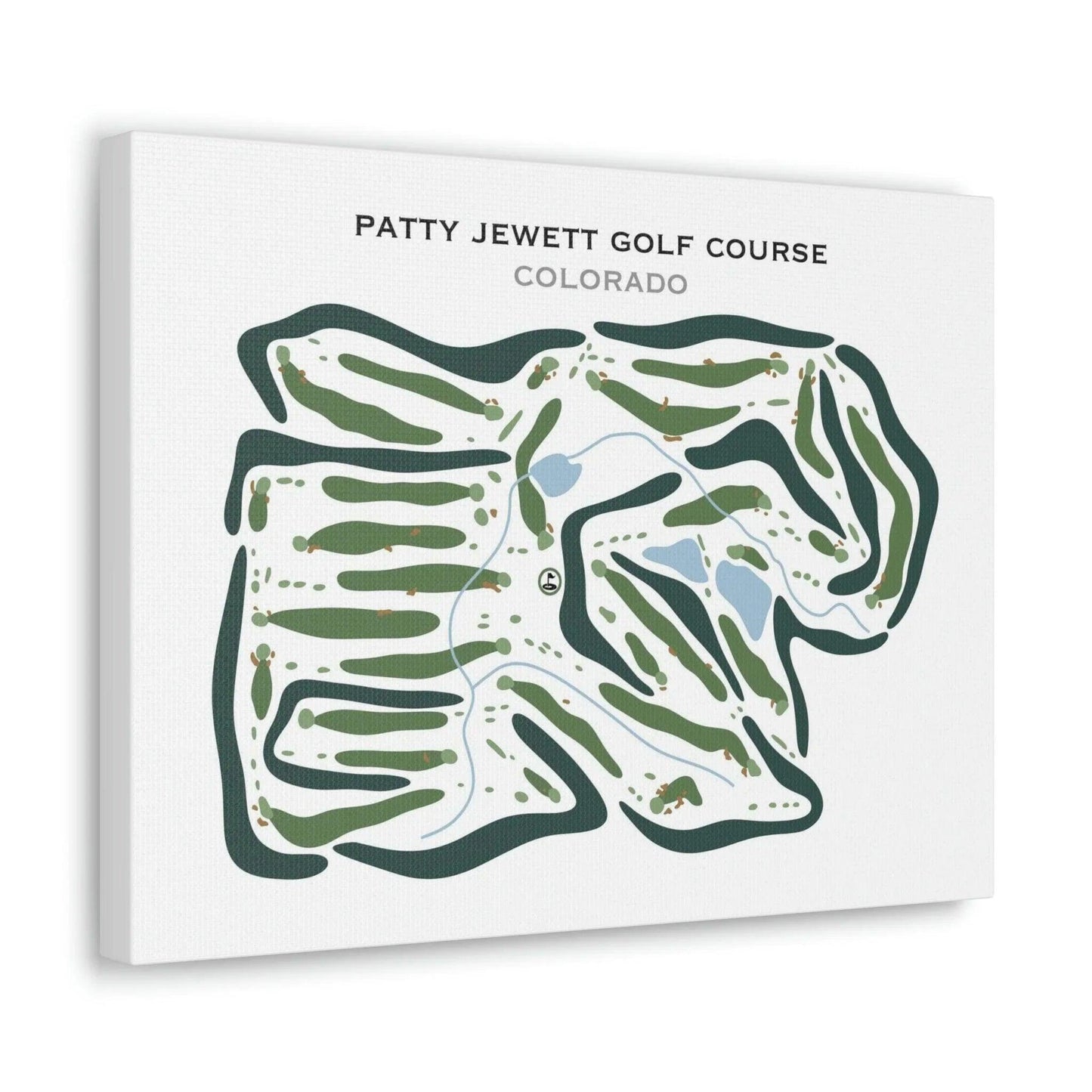 Patty Jewett Golf Course, Colorado - Printed Golf Courses