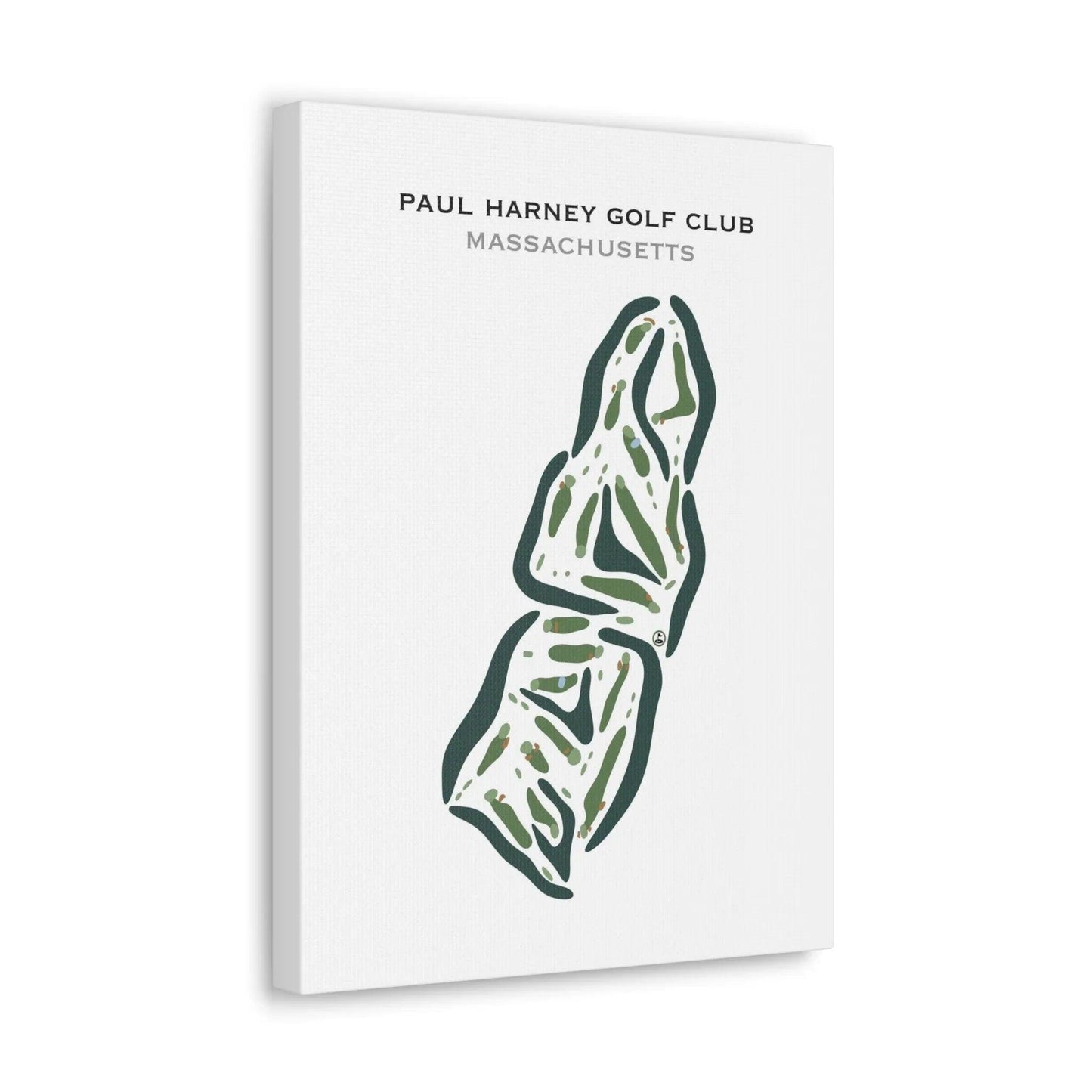 Paul Harney Golf Course, Massachusetts - Printed Golf Courses