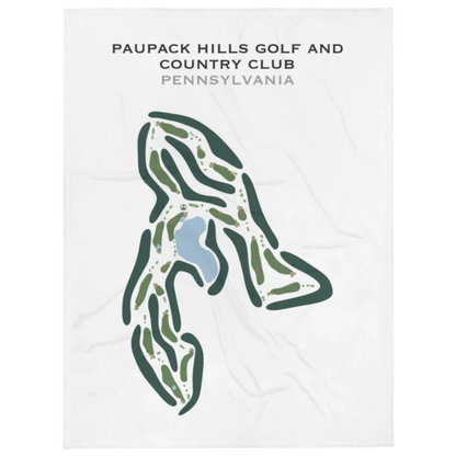 Paupack Hills Golf & Country Club, Pennsylvania - Printed Golf Courses